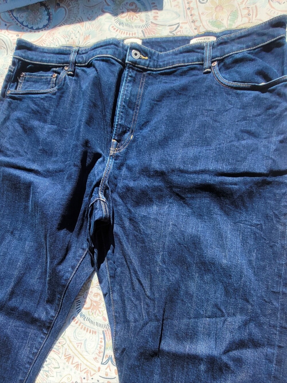 Flint & Tinder Athletic Taper Selvedge Men's Jeans 44 X 32